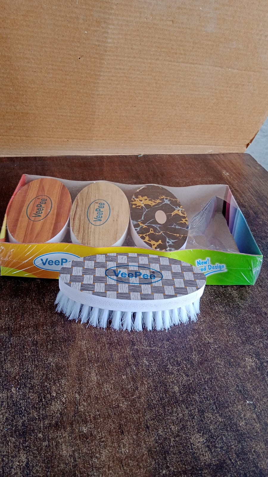 VeePee Oval Cloth Washing Brush Set (4 Pc) VeePee Oval Cloth Washing Brush Set (4 Pc)